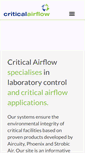 Mobile Screenshot of criticalairflow.com